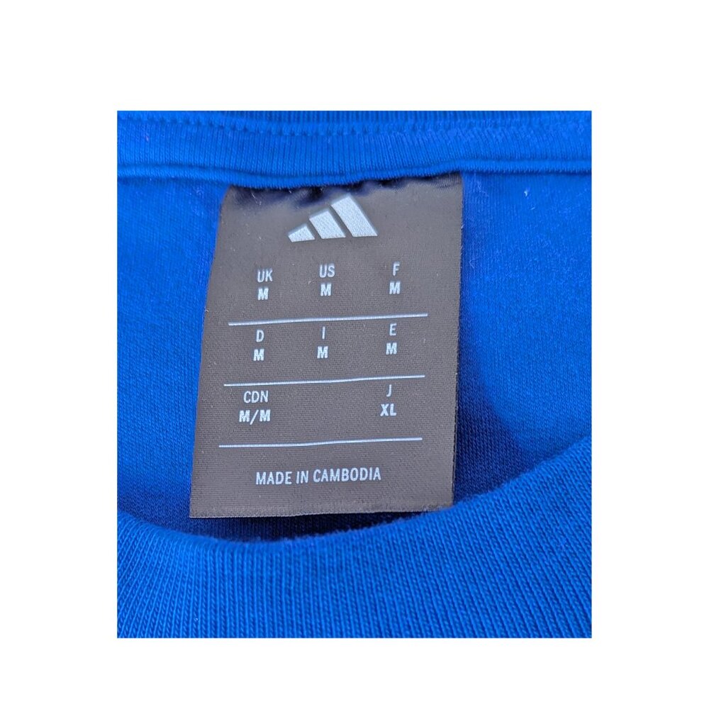 Adidas FIFA Club World Cup 25 Volunteer T-Shirt Royal Blue Size M EUC - Picture 5 of 5
